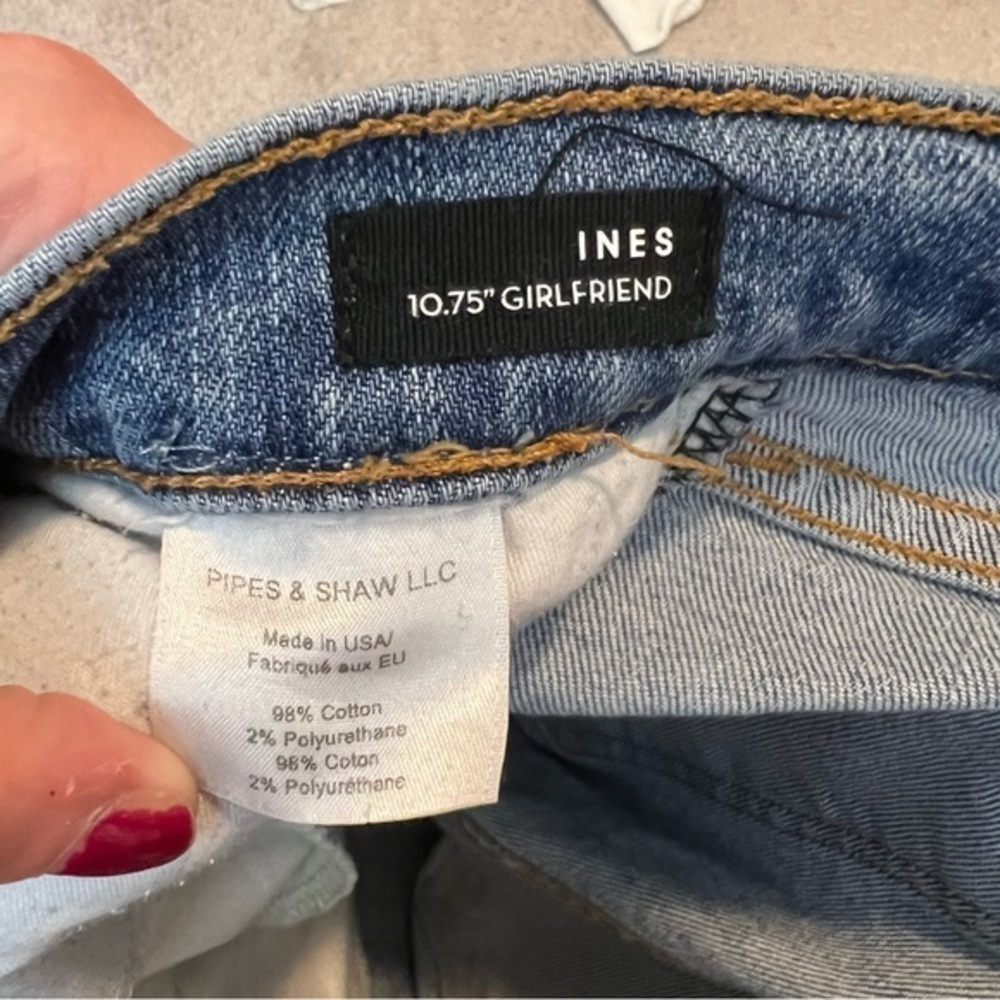 Veronica Beard Jeans womens size 26 blue Ines high waisted straight leg - Picture 6 of 9